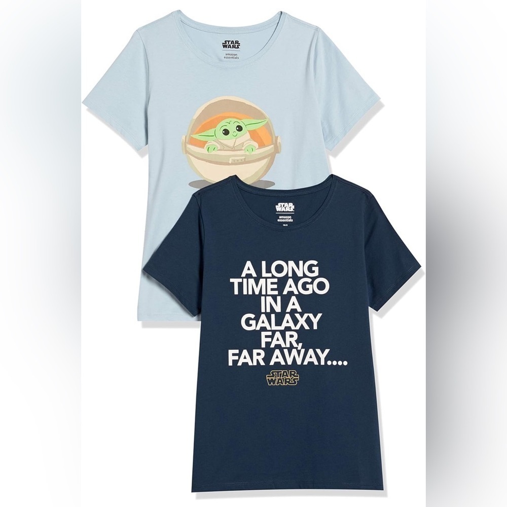 0311 - AMAZON ESSENTIALS Women’s 3X Star Wars 2PK Graphic Shirt